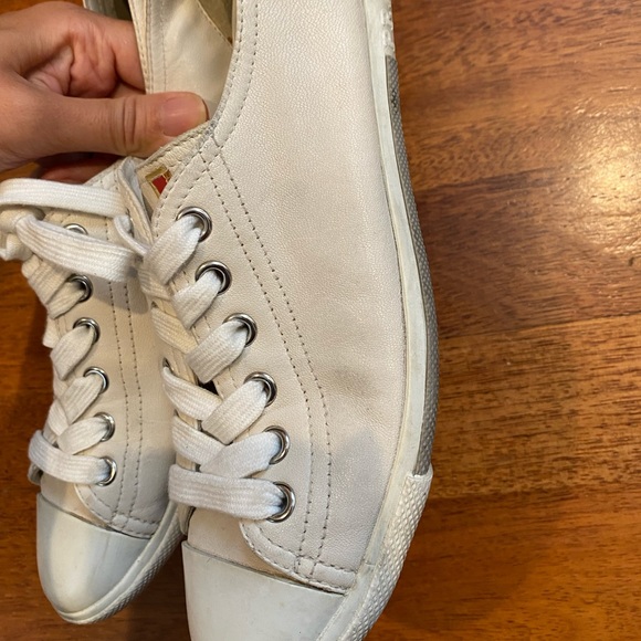 Prada sheepskin logo sneakers - Picture 3 of 7